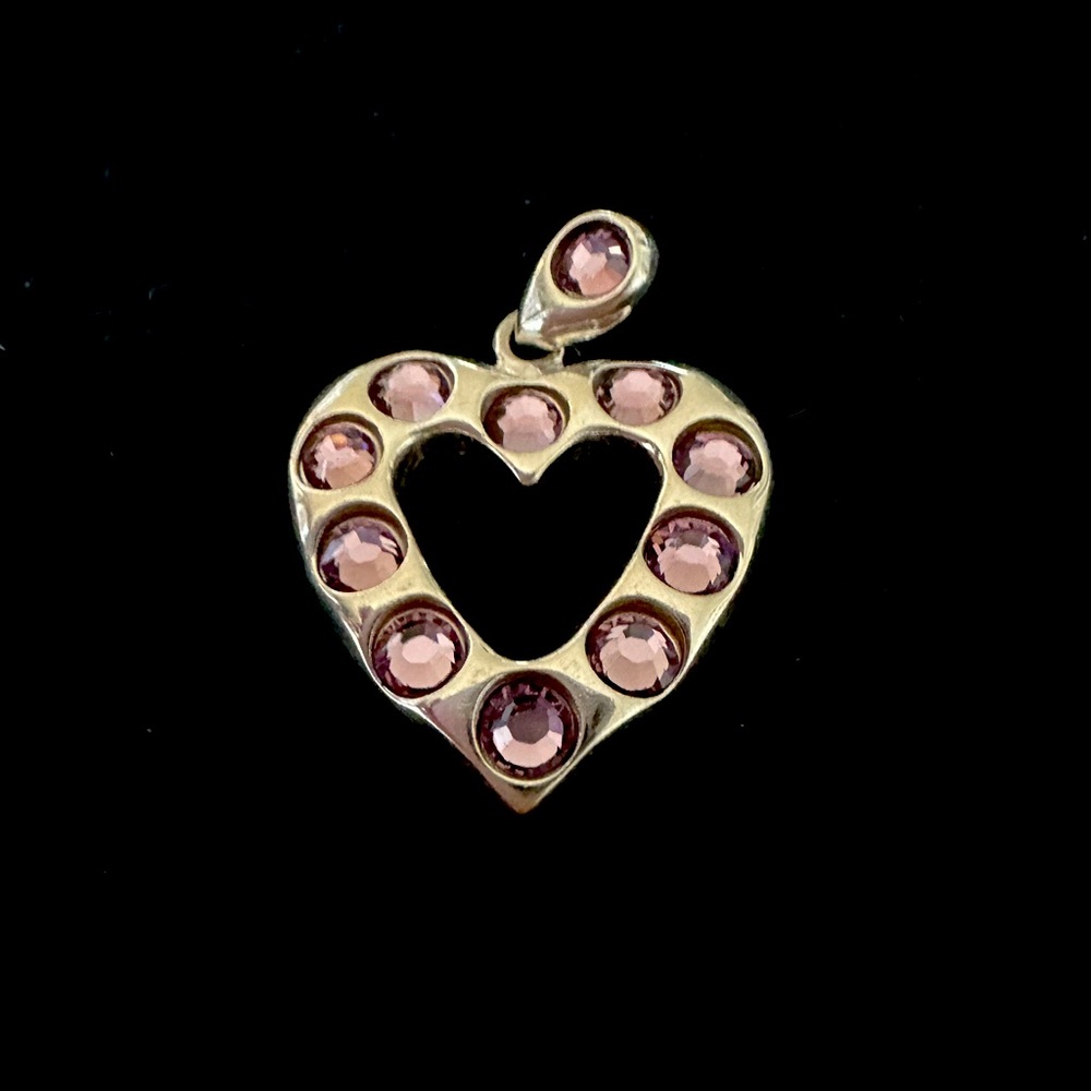 925 sterling silver heart pendant